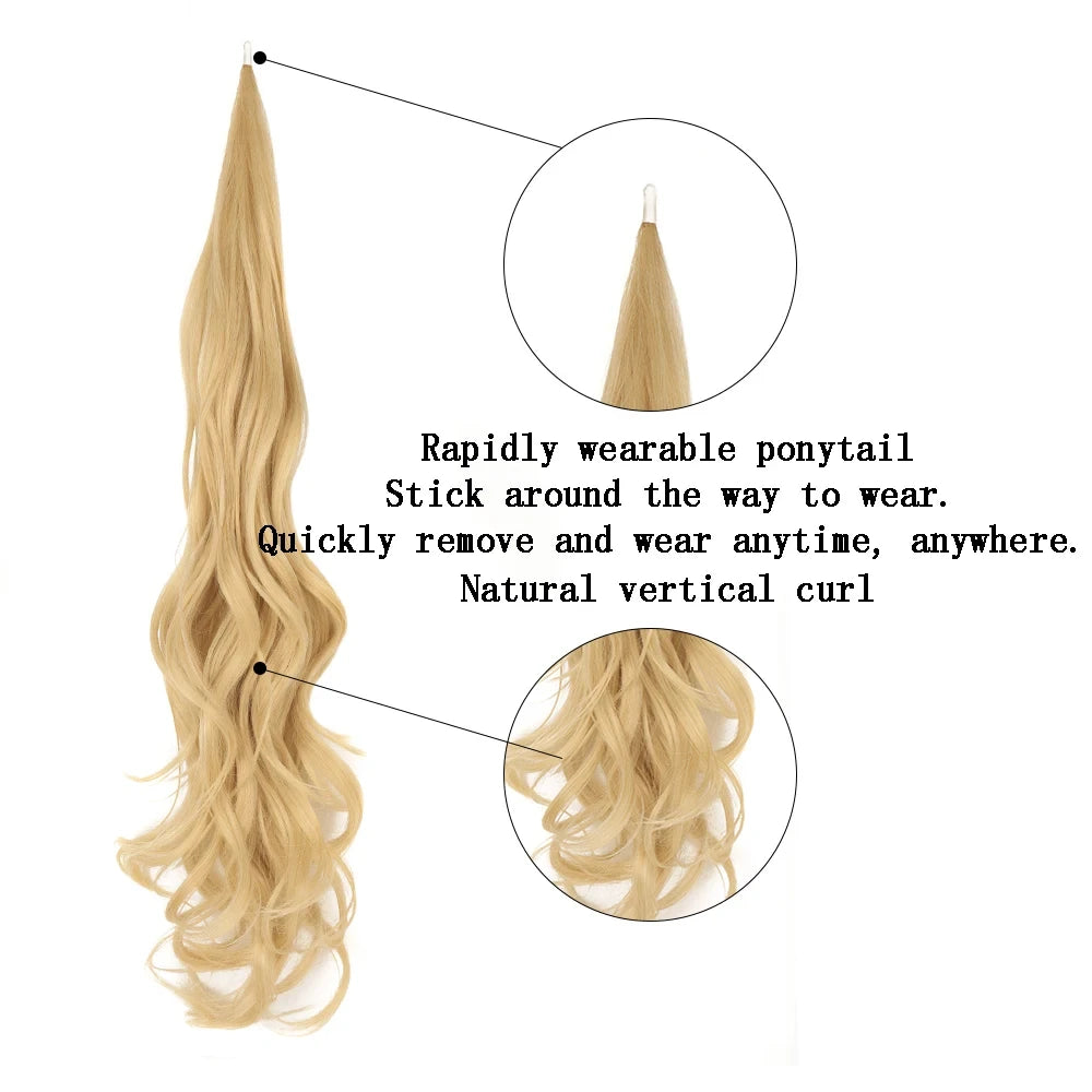 Synthetic Wrap Around Ponytail Hairpiece
