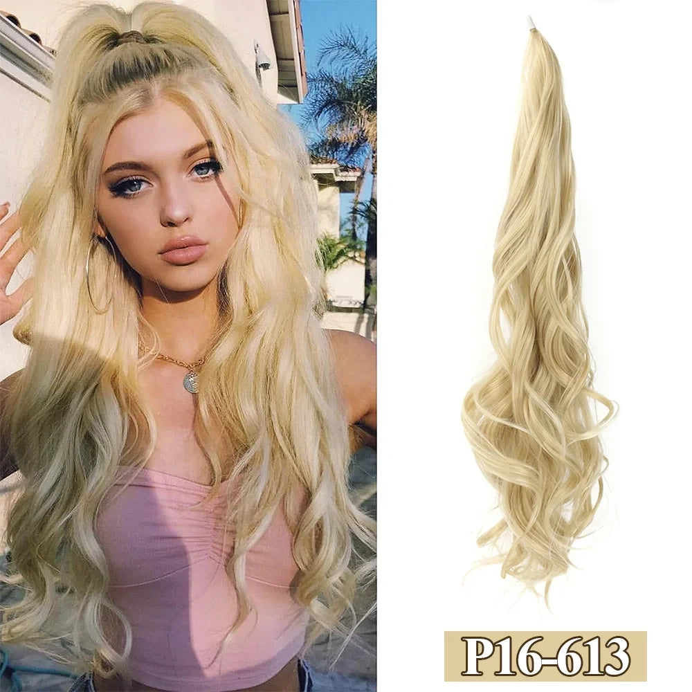 Synthetic Wrap Around Ponytail Hairpiece