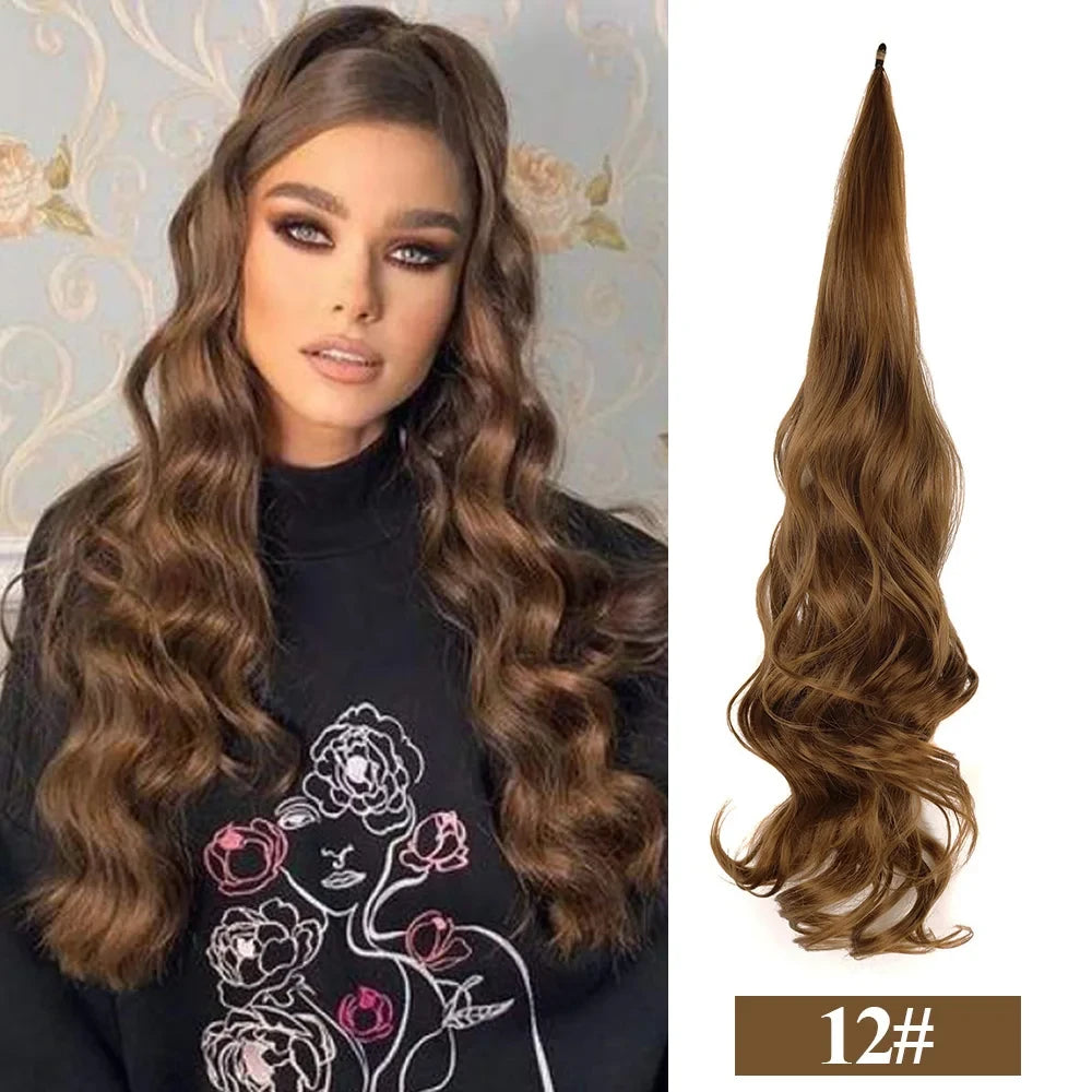 Synthetic Wrap Around Ponytail Hairpiece
