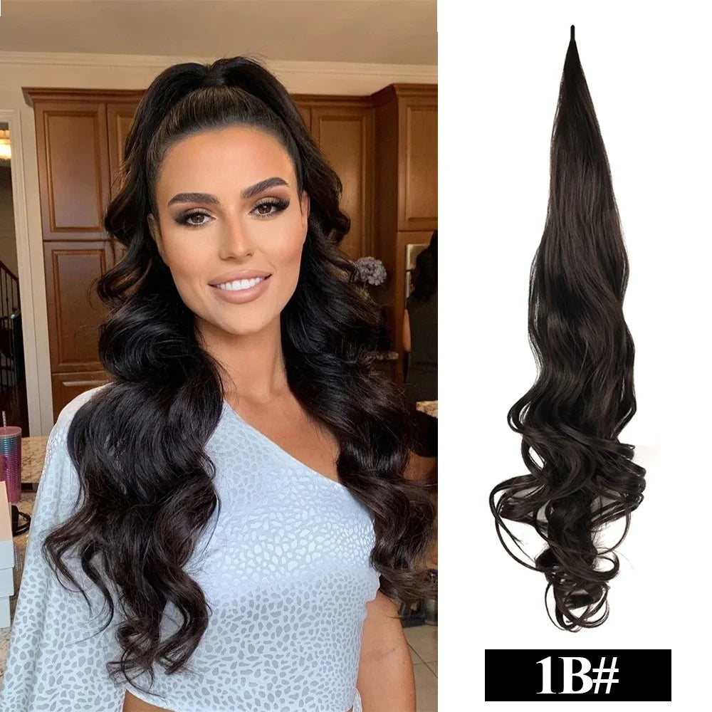 Synthetic Wrap Around Ponytail Hairpiece