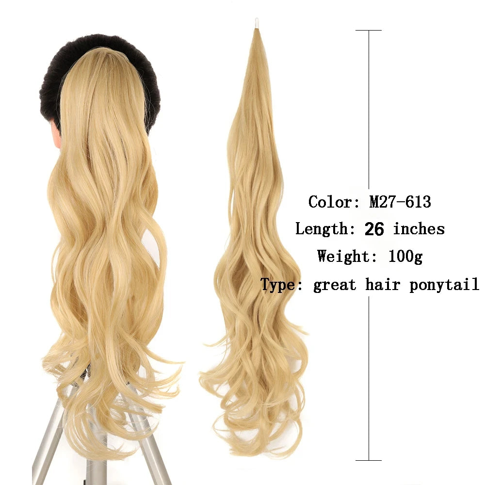 Synthetic Wrap Around Ponytail Hairpiece
