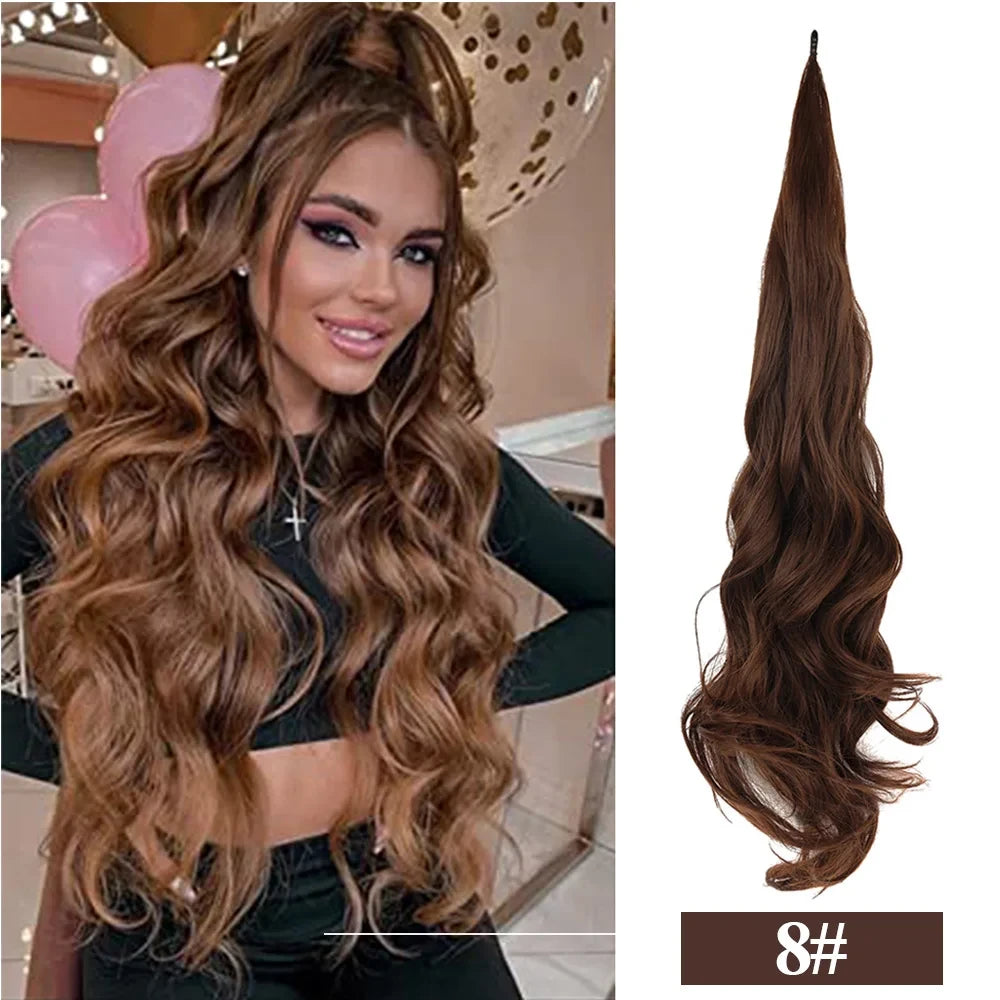 Synthetic Wrap Around Ponytail Hairpiece