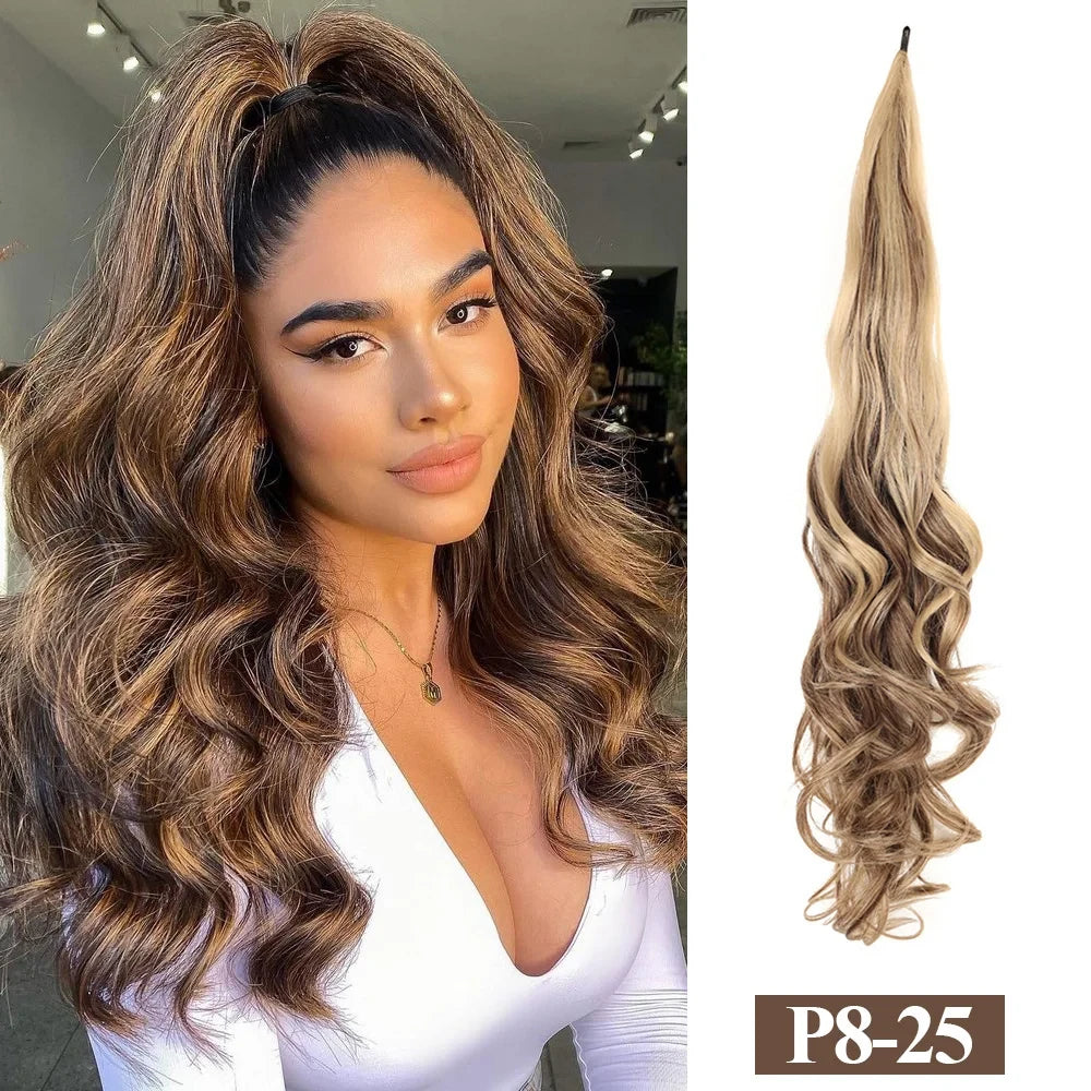 Synthetic Wrap Around Ponytail Hairpiece