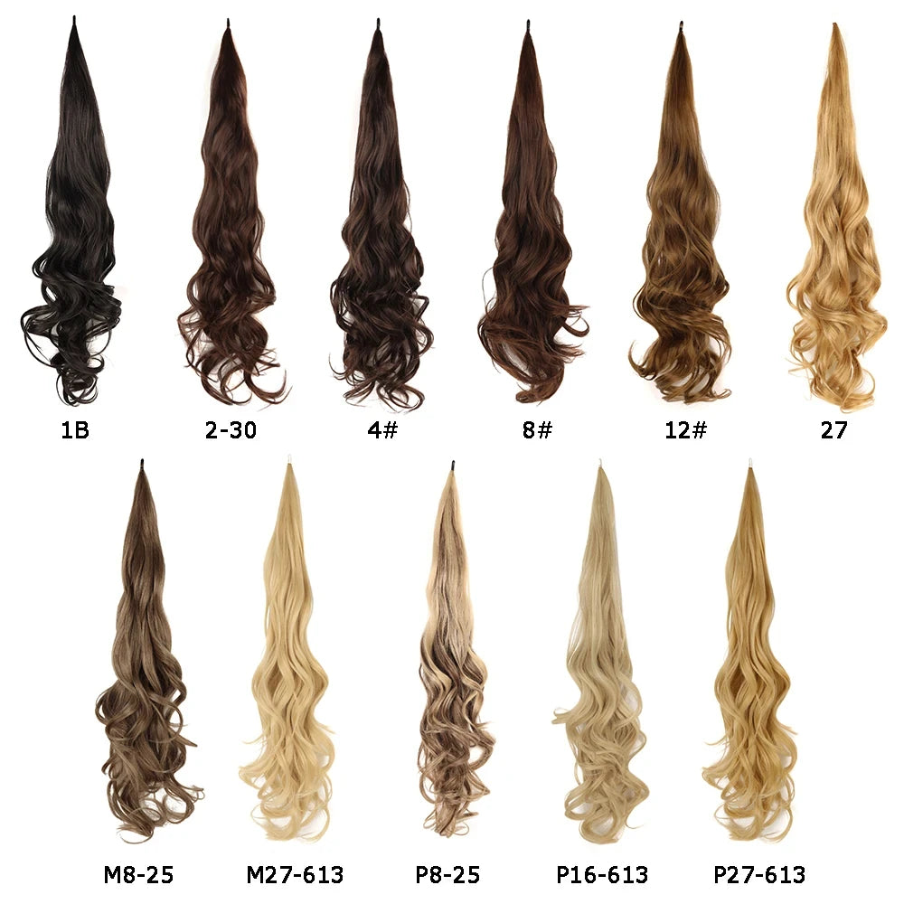 Synthetic Wrap Around Ponytail Hairpiece