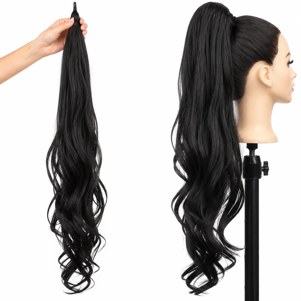 Human Hair Ponytail Extension