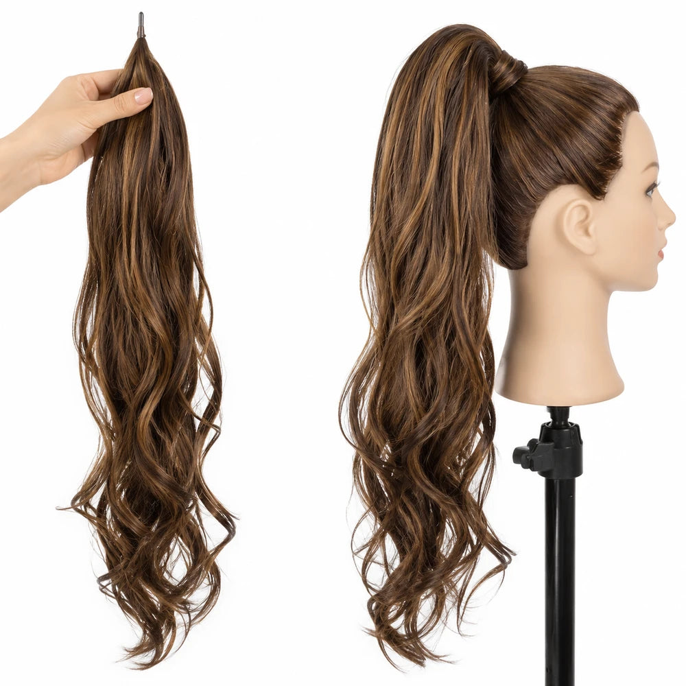 Human Hair Ponytail Extension