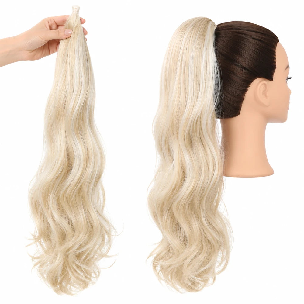 Human Hair Ponytail Extension